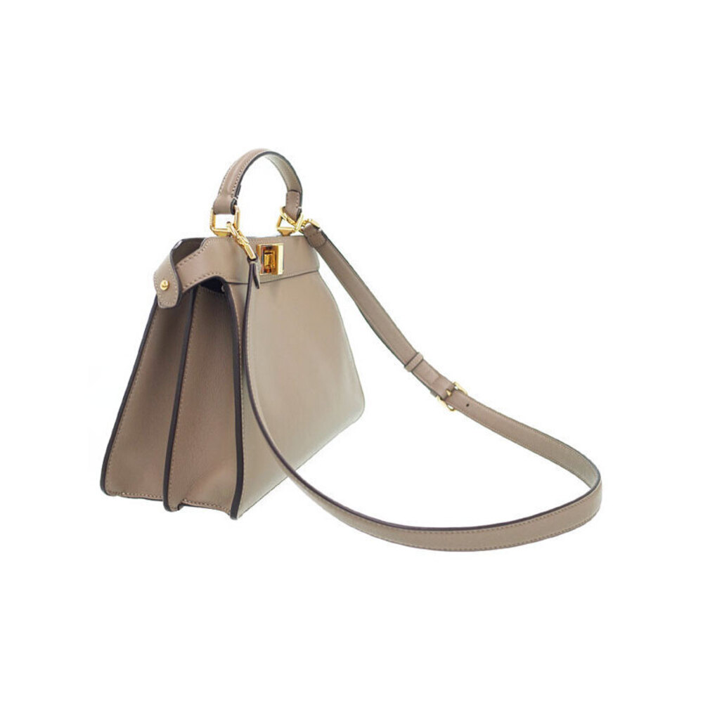 Fendi Shoulder You Bag Peekaboo I See Leather